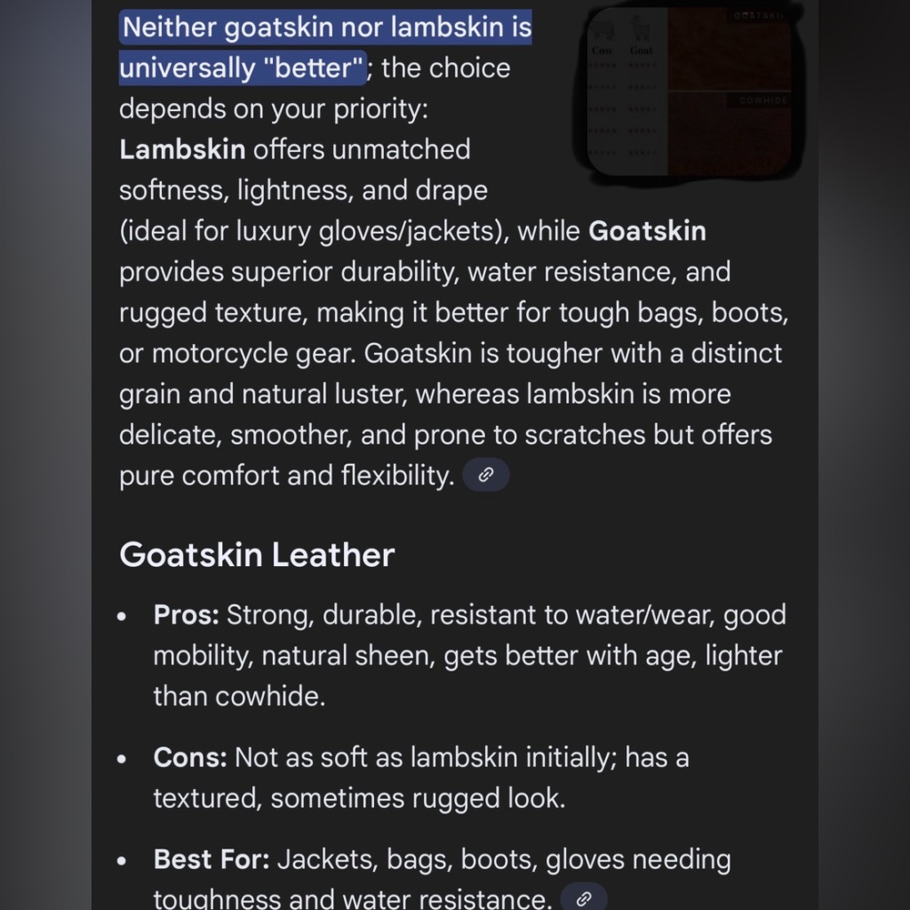 The CockPit USA Goatskin Leather Bomber Jacket 38R - Picture 4 of 16